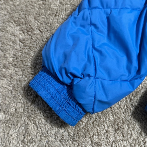 Land's End Quilted Blue Puffer Jacket Girls Size 14 Size Large - Picture 3 of 8